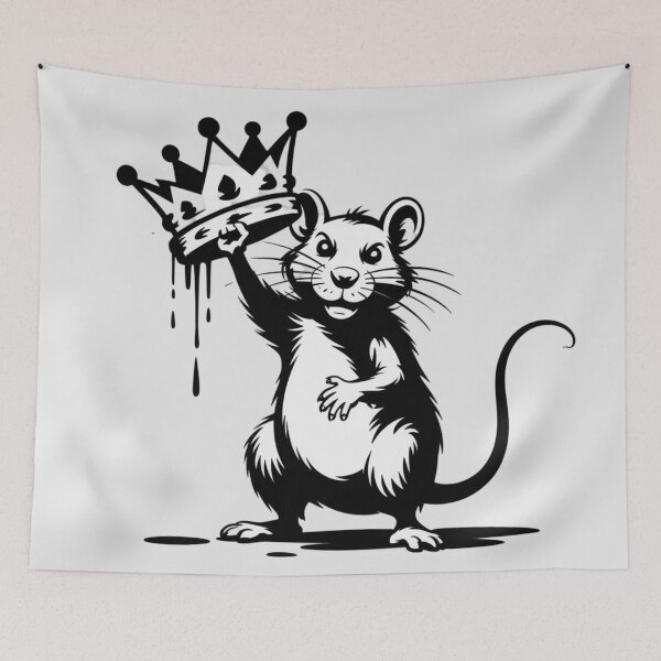 Item preview, Banksy Rat  designed and sold by 123ks.