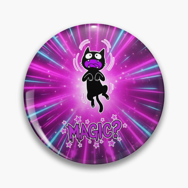 Item preview, Magic? Screaming Black Cat Cartoon designed and sold by Taridesign.