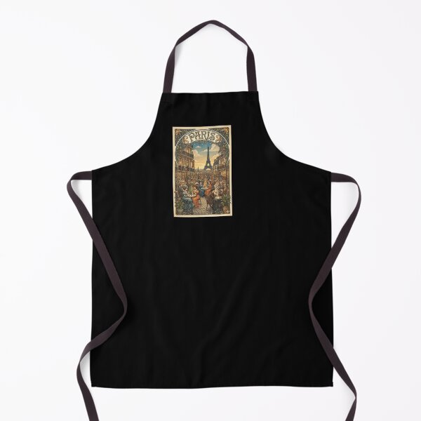Item preview, Paris Crowded Street Scene Art Nouveau designed and sold by ArtofDissent.