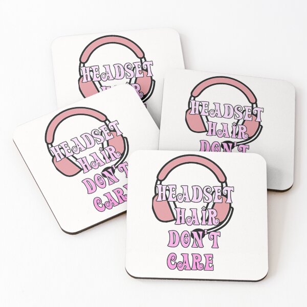 Item preview, Headset Hair - stage Manager - pins stickers and tees designed and sold by Top-show-shirts.