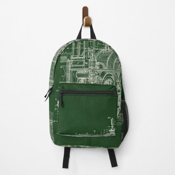 Item preview, Vintage Steam Locomotive Technical Blueprint designed and sold by Visual Foundry.