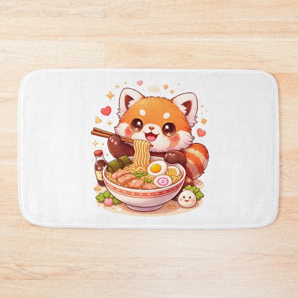 Item preview, Cute Red panda Eating Ramen Gift For Animals Lovers designed and sold by MiraAmiStudio.