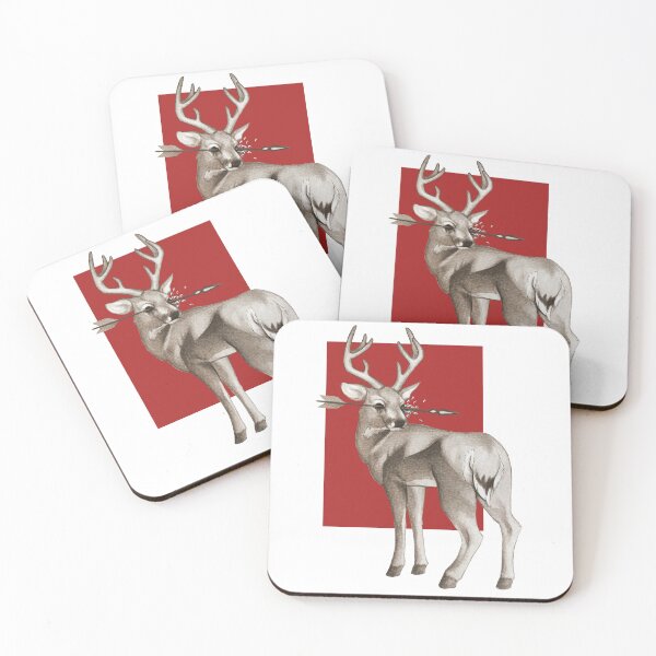 Item preview, Forest deer with arrow version 2 designed and sold by NessTheArtist.