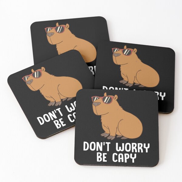 Item preview, Don’t Worry Be Capy designed and sold by moabeArtistic.