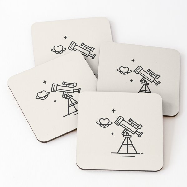 Item preview, Telescope Heart Planet Love Astronomy designed and sold by Visual Foundry.