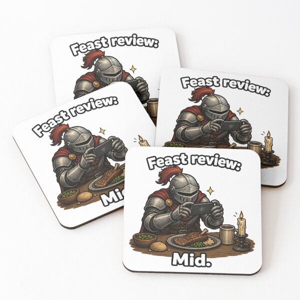 Item preview, Funny Medieval Feast Review Mid designed and sold by MonkiFlipp.