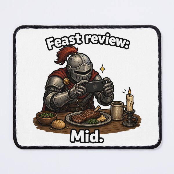 Item preview, Funny Medieval Feast Review Mid designed and sold by MonkiFlipp.