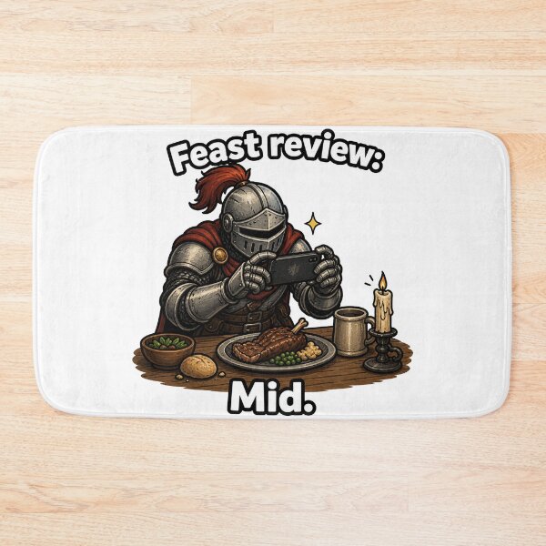 Item preview, Funny Medieval Feast Review Mid designed and sold by MonkiFlipp.
