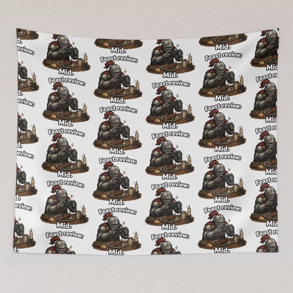 Item preview, Funny Medieval Feast Review Mid designed and sold by MonkiFlipp.