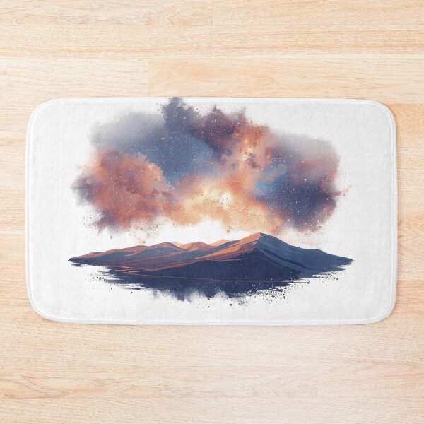 Item preview, Nebula Horizon with Dissolving Hills into Cosmic Dust designed and sold by catcurio.