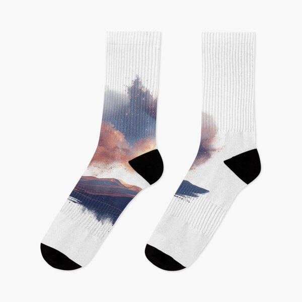 Item preview, Nebula Horizon with Dissolving Hills into Cosmic Dust designed and sold by catcurio.