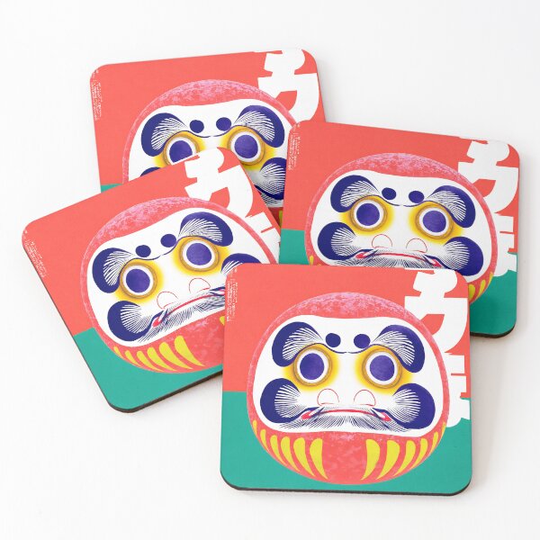 Item preview, Japanese Daruma Doll - Japandi Ukiyo e Painting designed and sold by KJNihonDesigner.