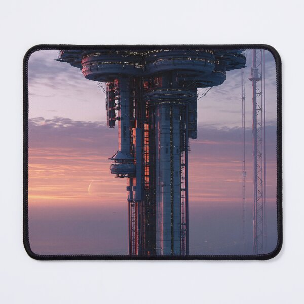Item preview, Futuristic Tower At Twilight designed and sold by Visual Foundry.