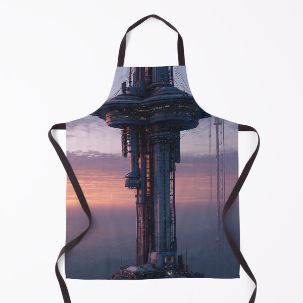Item preview, Futuristic Tower At Twilight designed and sold by Visual Foundry.