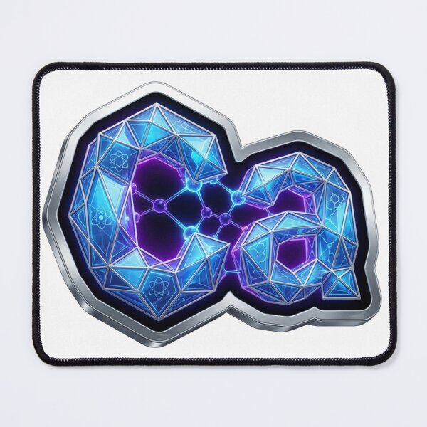 Item preview, Calcium Ca Atomic Element Crystal Science Gym Sticker designed and sold by JeevanStickers.