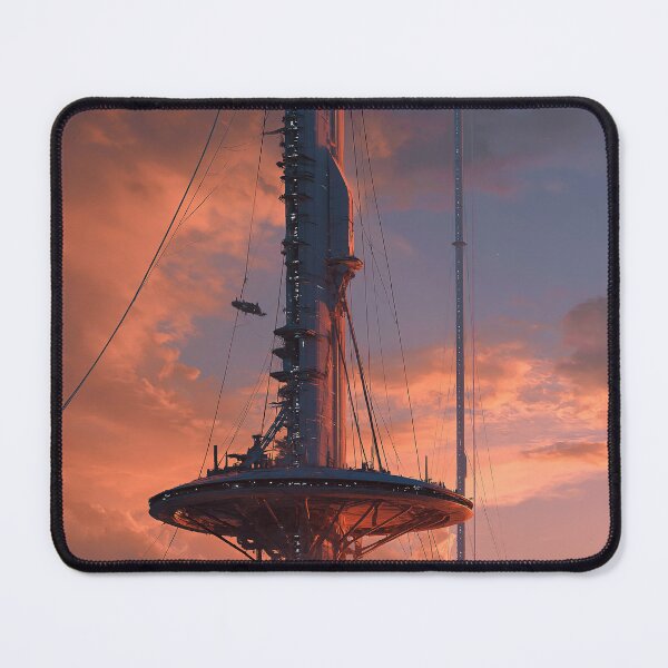 Item preview, Futuristic Orbital Station Sunset designed and sold by Visual Foundry.