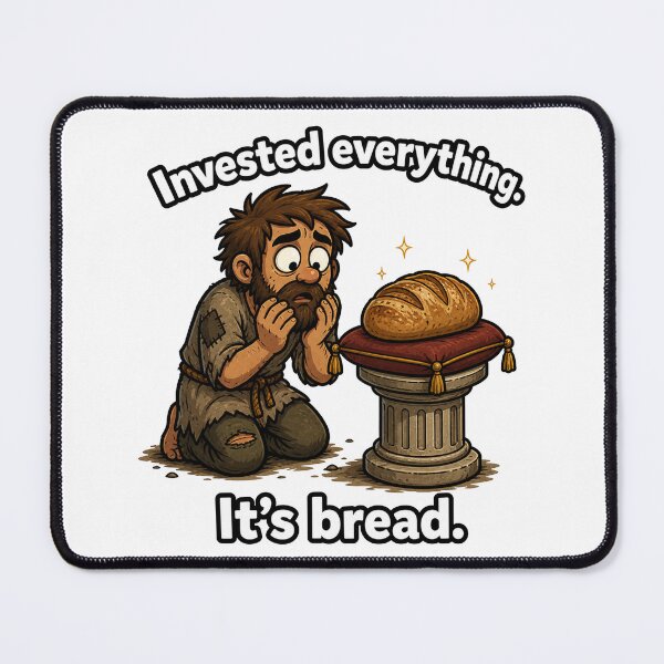 Item preview, Funny Medieval Bread Investment Meme designed and sold by MonkiFlipp.