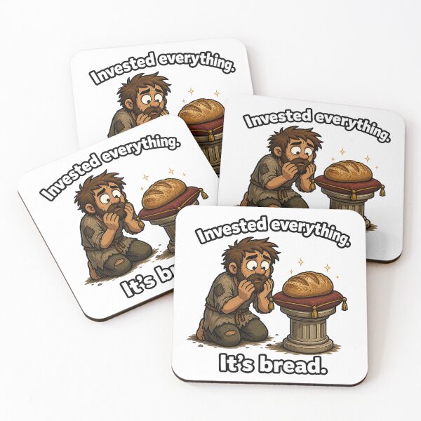 Item preview, Funny Medieval Bread Investment Meme designed and sold by MonkiFlipp.
