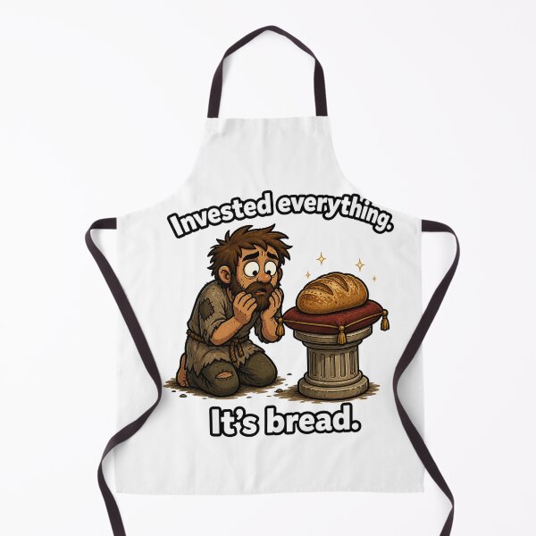 Item preview, Funny Medieval Bread Investment Meme designed and sold by MonkiFlipp.