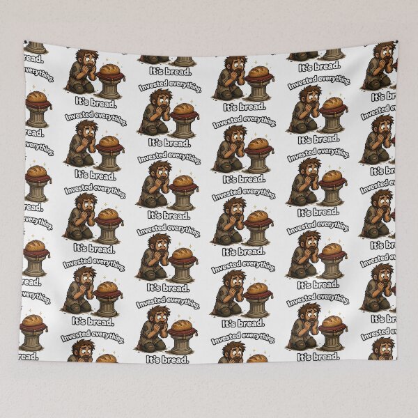 Item preview, Funny Medieval Bread Investment Meme designed and sold by MonkiFlipp.