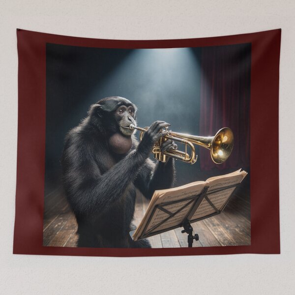 Item preview, Siamang Trumpeter Plays a Chops-Buster  designed and sold by Tridentulus.