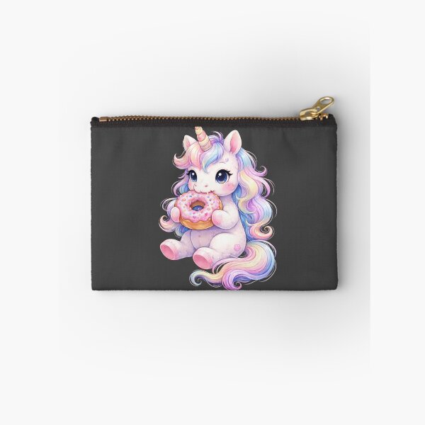 Item preview, Rainbow Unicorn Eating Donut Gift For Unicorn Lovers designed and sold by MiraAmiStudio.