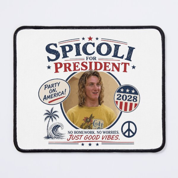 Item preview, Spicoli For President 2028 Vintage Retro Surf Movie Parody T-Shirt designed and sold by GhostDawgs.