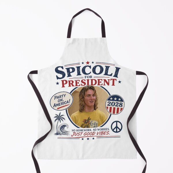 Item preview, Spicoli For President 2028 Vintage Retro Surf Movie Parody T-Shirt designed and sold by GhostDawgs.