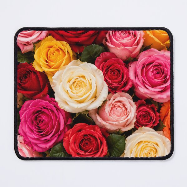 Item preview, Colourful Rose Floral Botanical Pattern Artwork designed and sold by ArtComixHaven.