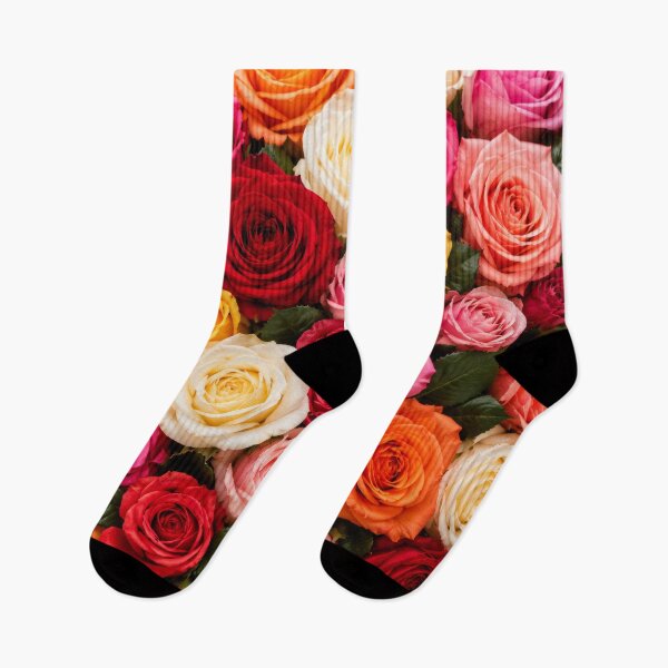 Item preview, Colourful Rose Floral Botanical Pattern Artwork designed and sold by ArtComixHaven.