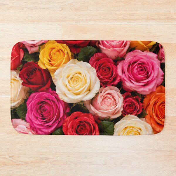 Item preview, Colourful Rose Floral Botanical Pattern Artwork designed and sold by ArtComixHaven.