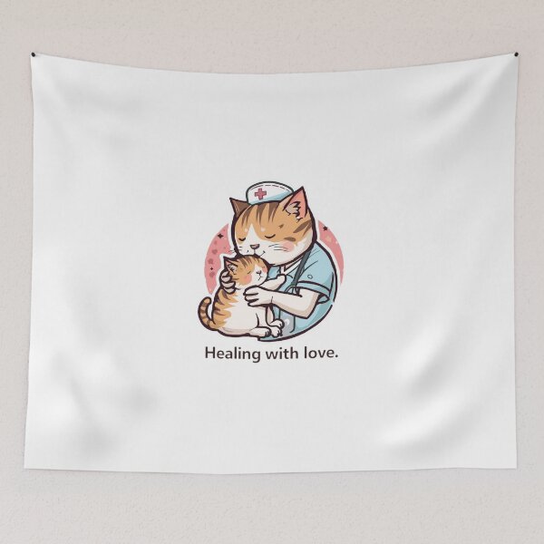 Item preview, Healing With Love Cat Nurse designed and sold by Sky-bully.
