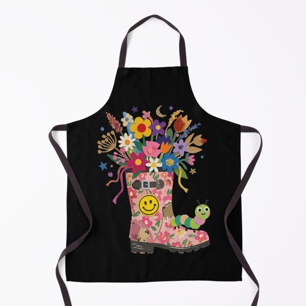 Item preview, Whimsical Floral Rainboot Garden designed and sold by Emegan Print Art.
