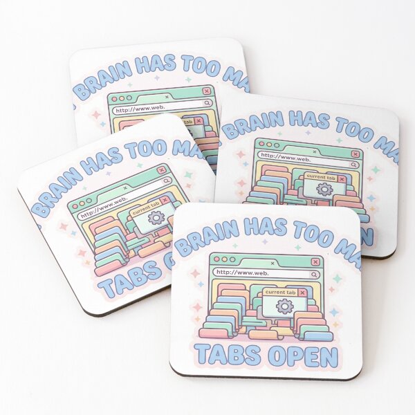 Item preview, Too Many Tabs Open – Relatable Work Humor designed and sold by Dada-arts.