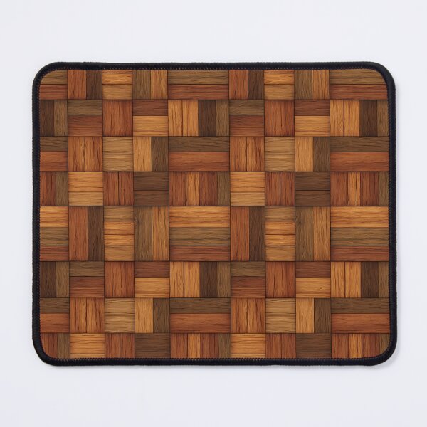 Item preview, Faux Wood Grain Parquet Pattern Rustic Look designed and sold by NicolasGlowArt.