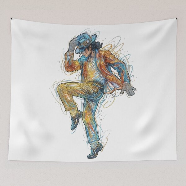 Item preview, MJ Rhythm in Electric Glass - Fan Art designed and sold by Dhenin Studio.