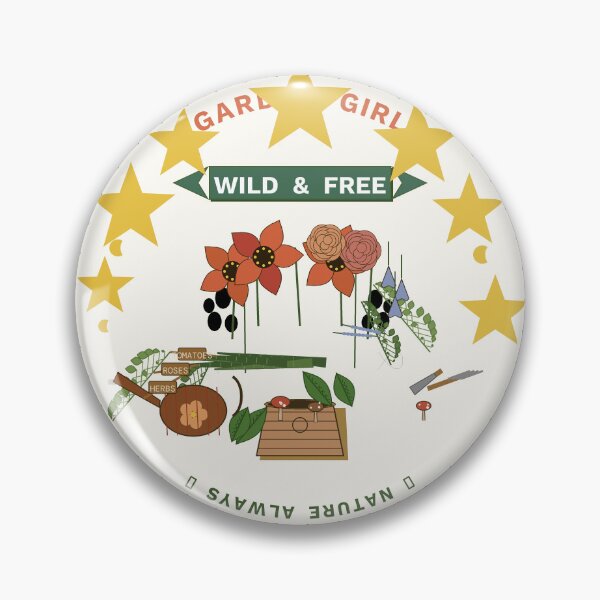Item preview, Garden Girl Wild & Free designed and sold by start-tool.