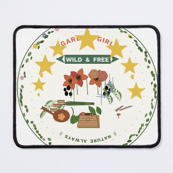 Item preview, Garden Girl Wild & Free designed and sold by start-tool.