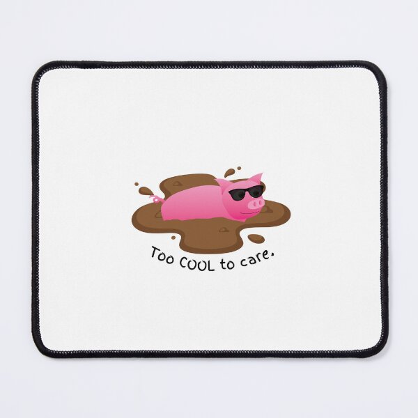 Item preview, Chill Pig in Mud Cute Sarcastic Animal Design designed and sold by DesignsbyDustin.