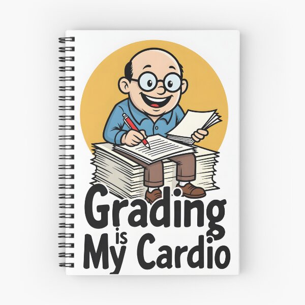 Item preview, GRADING IS MY CARDIO designed and sold by AccidentalArtist.