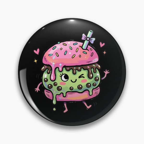 Item preview, Winking Glazed Pastry Beverage Hybrid designed and sold by Emegan Print Art.