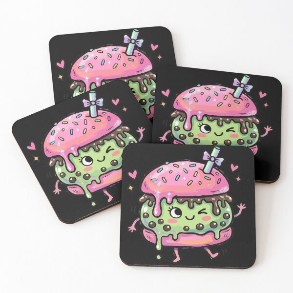 Item preview, Winking Glazed Pastry Beverage Hybrid designed and sold by Emegan Print Art.