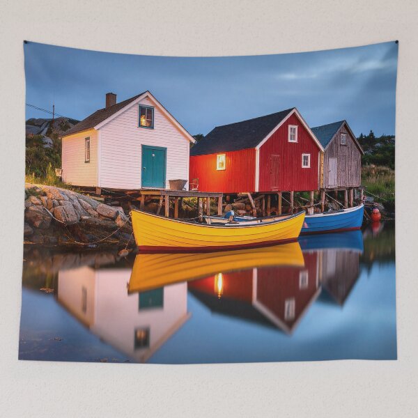 Item preview, Fishing Village in Peggy's Cove designed and sold by Yannik Hay.