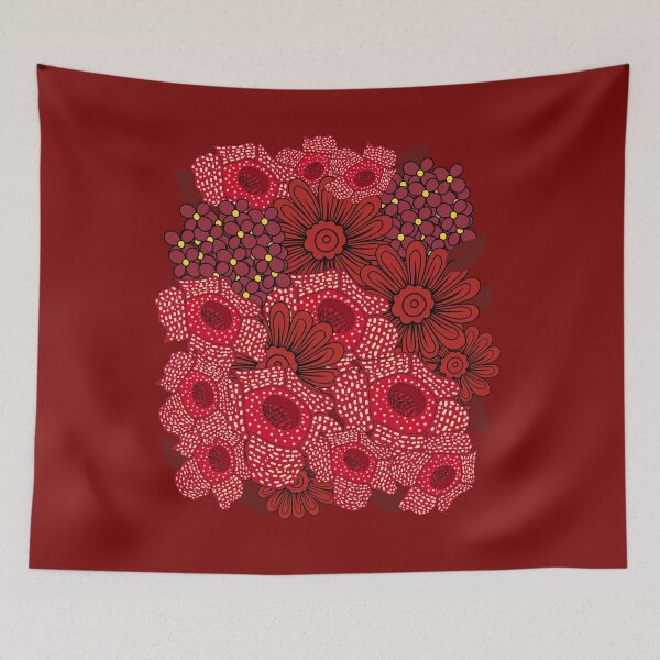 Artikelvorschau, Beautiful Red Flowers Floral Art  Botanical Nature Design. entworfen und verkauft von LunaPrintCo.