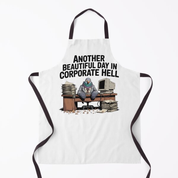 Item preview, Another Beautiful Day in Corporate Hell Corporate Pigeon Office Worker designed and sold by Fitswear.