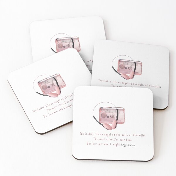 Item preview, Vintage Cassette & Pink Headphones Aesthetic | Soft Indie Music Design designed and sold by romelleworks.