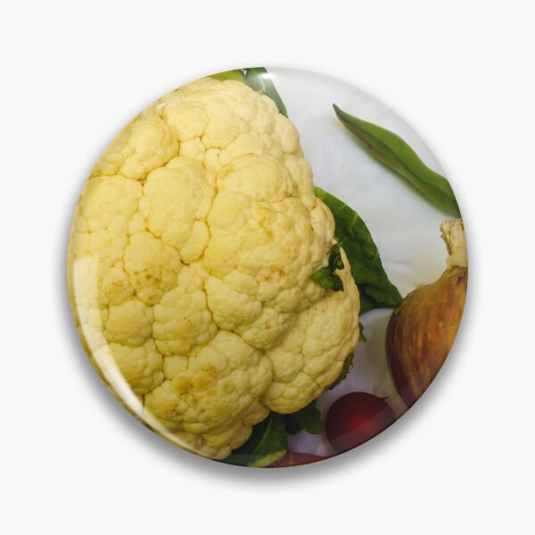 Item preview, Fresh Cauliflower and Mixed Vegetables Still Life With Onion, Carrot, Garlic and Radishes designed and sold by Nmallia.