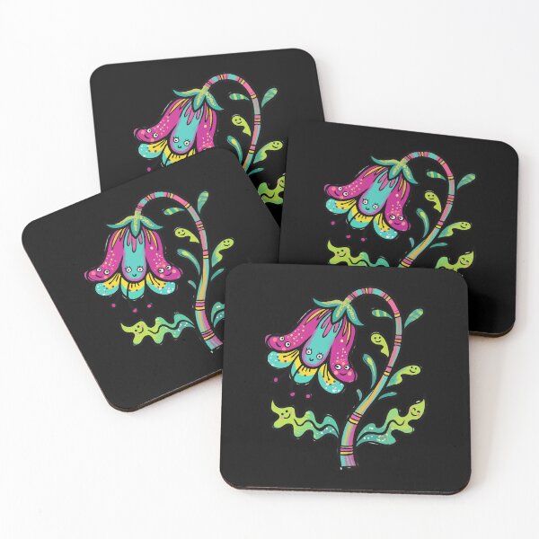 Item preview, Groovy Botanical Bloom with Friendly Petals designed and sold by Emegan Print Art.