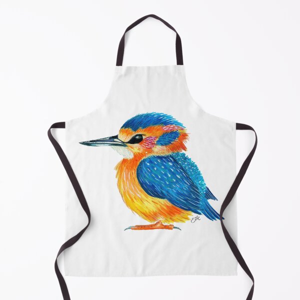 Item preview, Vibrant Handpainted Kingfisher Bird Illustration designed and sold by Jessica Morris Designs.
