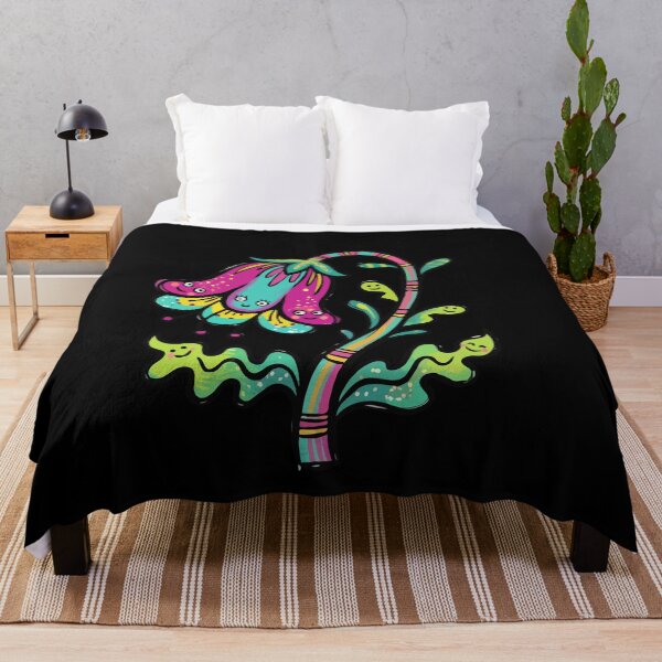 Item preview, Groovy Botanical Bloom with Friendly Petals designed and sold by Emegan Print Art.